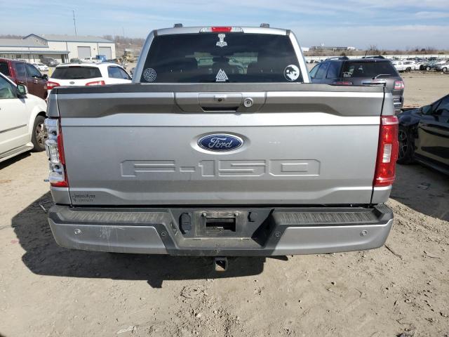 1FTFW1E53MKF12378 - 2021 FORD F150 SUPERCREW GRAY photo 6