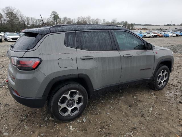 3C4NJDDBXNT146146 - 2022 JEEP COMPASS TRAILHAWK GRAY photo 3