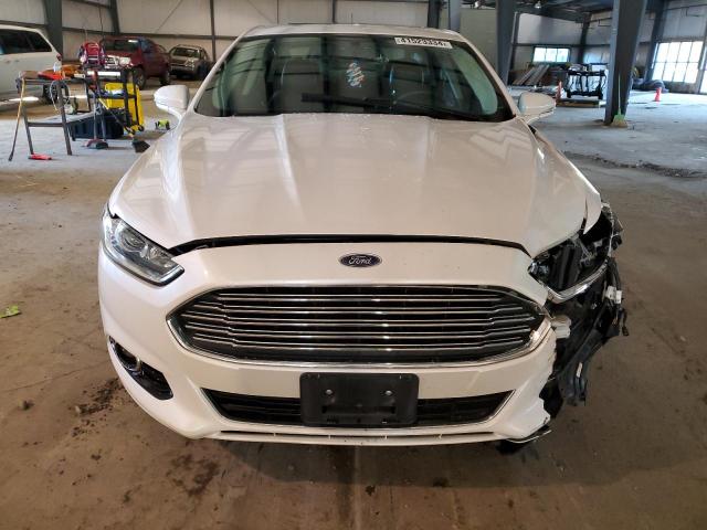 3FA6P0D91DR279632 - 2013 FORD FUSION TITANIUM WHITE photo 5