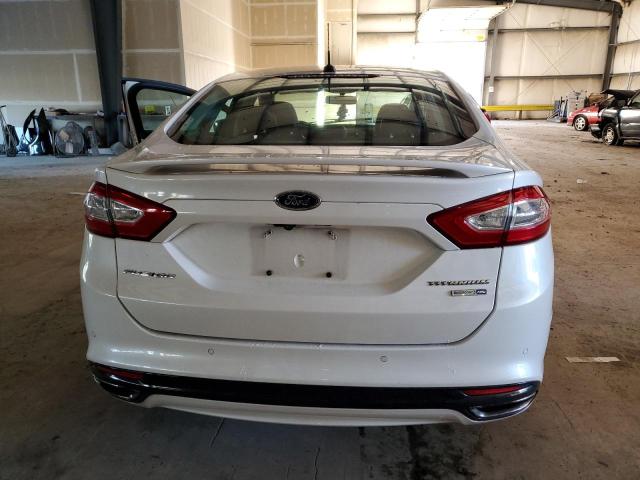 3FA6P0D91DR279632 - 2013 FORD FUSION TITANIUM WHITE photo 6