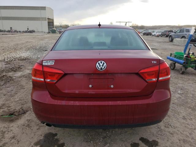 1VWAT7A35FC064374 - 2015 VOLKSWAGEN PASSAT S RED photo 6