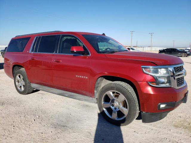 1GNSCJKC3FR153237 - 2015 CHEVROLET SUBURBAN C1500 LT RED photo 4