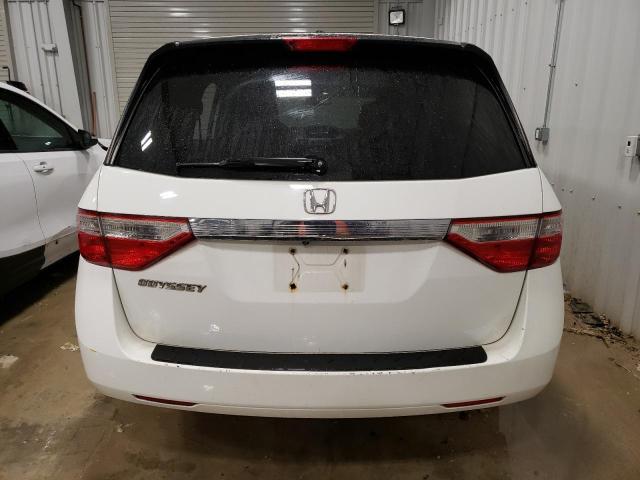 5FNRL5H60BB018927 - 2011 HONDA ODYSSEY EXL WHITE photo 6