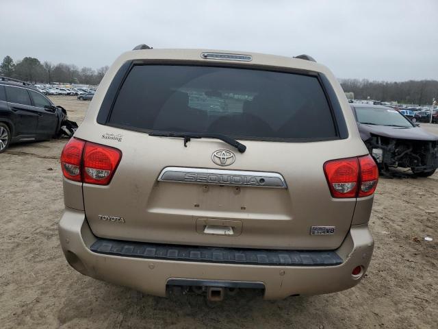 5TDZY68A08S012786 - 2008 TOYOTA SEQUOIA LIMITED GOLD photo 6