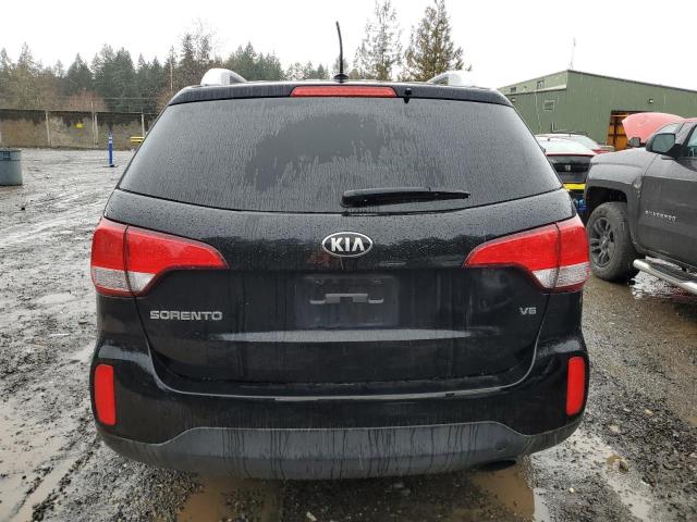 5XYKT4A75FG599130 - 2015 KIA SORENTO LX BLACK photo 6