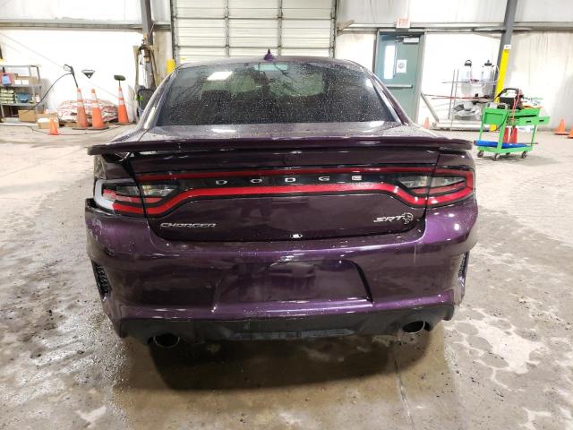 2C3CDXL96LH215729 - 2020 DODGE CHARGER SRT HELLCAT PURPLE photo 6