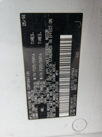 JTLZE4FE0EJ059168 - 2014 TOYOTA SCION XB 白色 照片 12