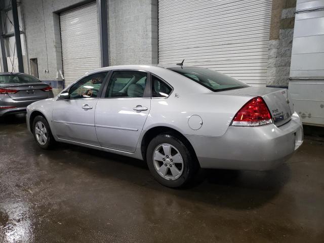 2G1WT58K081357692 - 2008 CHEVROLET IMPALA LT SILVER photo 2