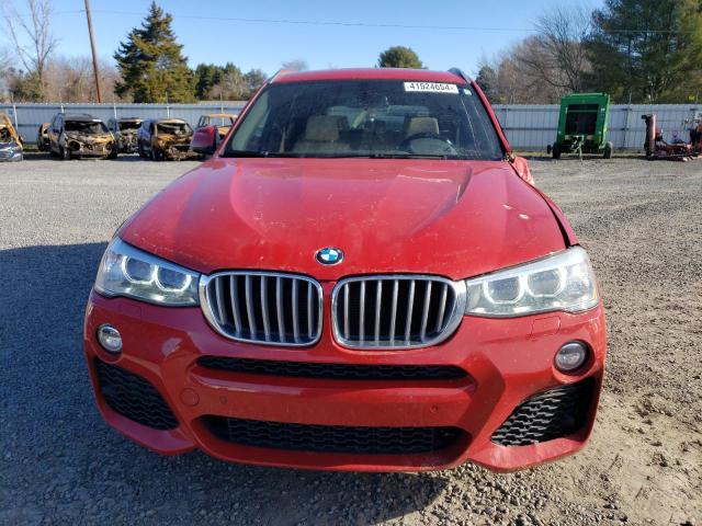 5UXWX7C50F0K34703 - 2015 BMW X3 XDRIVE35I RED photo 5