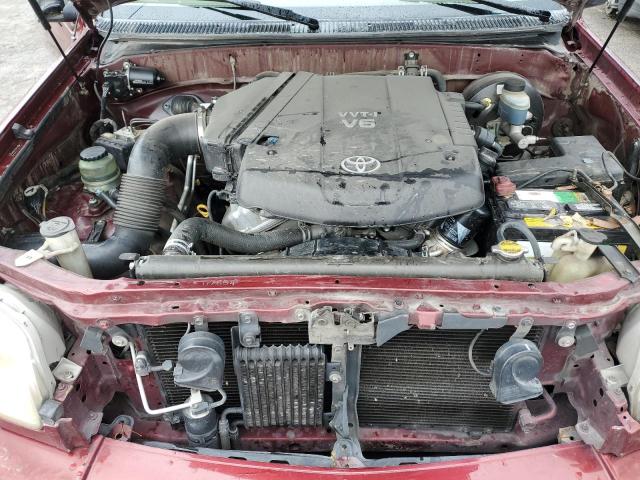 5TBRU34196S482417 - 2006 TOYOTA TUNDRA ACCESS CAB SR5 BURGUNDY photo 11