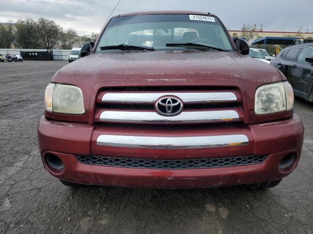 5TBRU34196S482417 - 2006 TOYOTA TUNDRA ACCESS CAB SR5 BURGUNDY photo 5