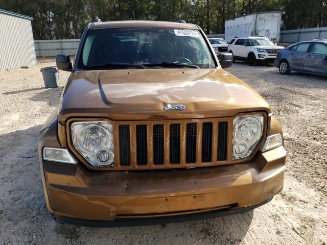 1J4PN2GK6BW558030 - 2011 JEEP LIBERTY SP ORANGE photo 5