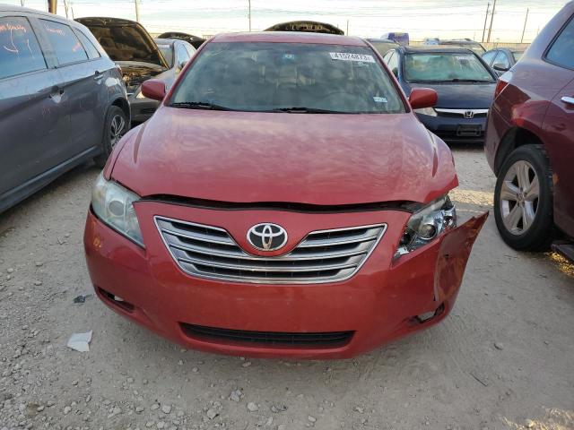 4T1BB46KX9U085644 - 2009 TOYOTA CAMRY HYBR RED photo 5