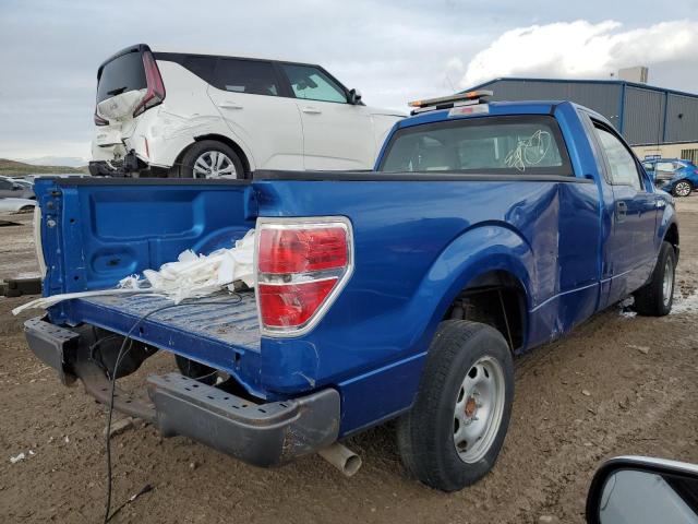 1FTMF1CW7AKA20970 - 2010 FORD F150 BLUE photo 3