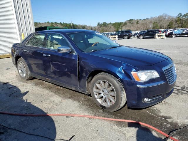 2C3CCAET3DH661850 - 2013 CHRYSLER 300C BLUE photo 4