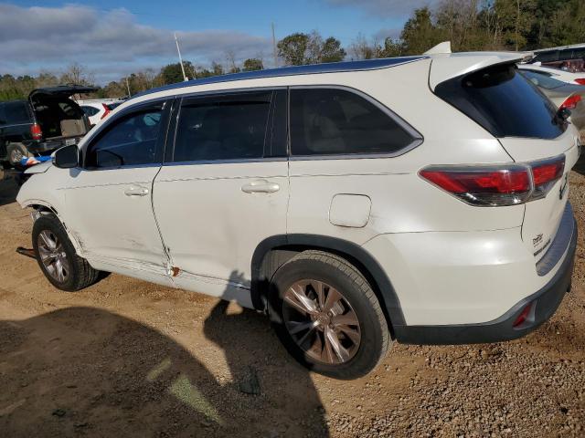 5TDKKRFH4ES027808 - 2014 TOYOTA HIGHLANDER XLE 白色 照片 2