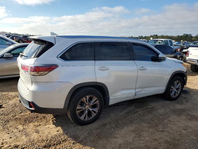 5TDKKRFH4ES027808 - 2014 TOYOTA HIGHLANDER XLE 白色 照片 3