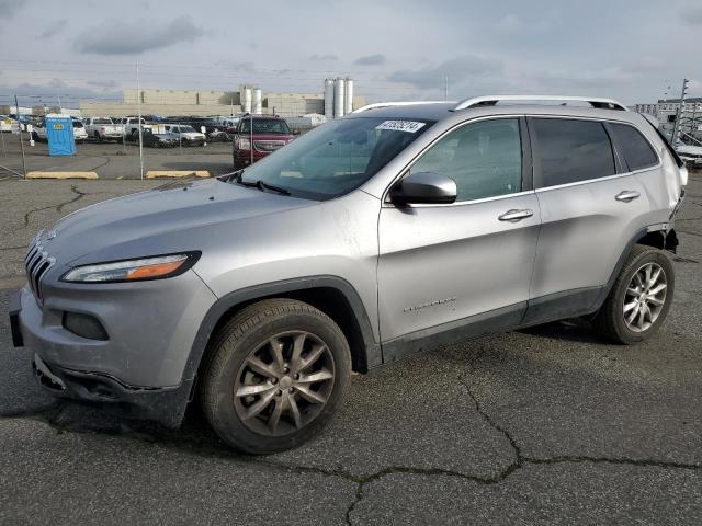 1C4PJMDX9JD554349 - 2018 JEEP CHEROKEE LIMITED SILVER photo 1