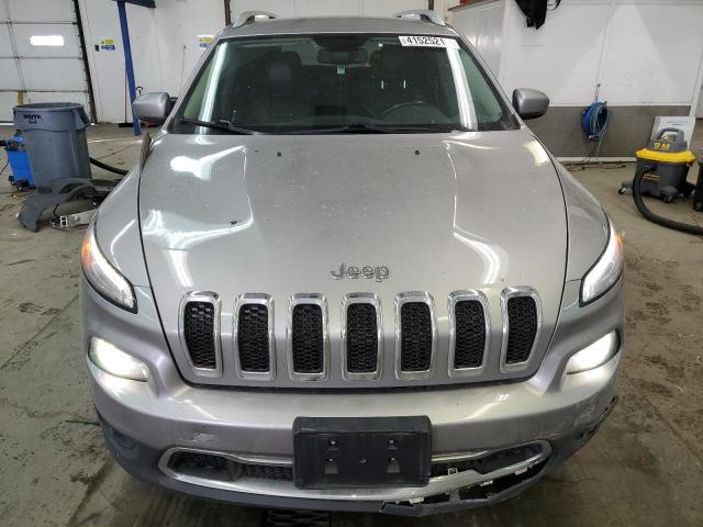 1C4PJMDX9JD554349 - 2018 JEEP CHEROKEE LIMITED SILVER photo 5