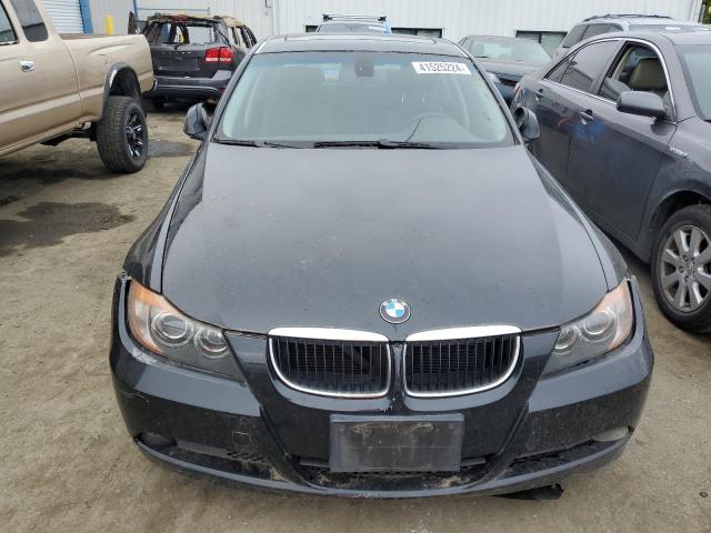 WBAVA37587NE25016 - 2007 BMW 3 SERIES I BLACK photo 5