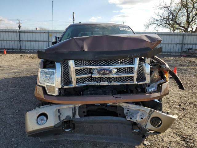 1FTFW1ET1CFB10056 - 2012 FORD F150 SUPERCREW BROWN photo 5