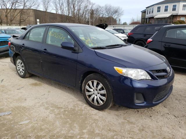 2T1BU4EE0CC915627 - 2012 TOYOTA COROLLA BASE BLUE photo 4
