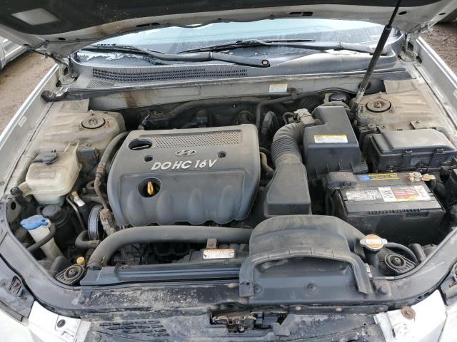 5NPET46C08H377836 - 2008 HYUNDAI SONATA GLS SILVER photo 11