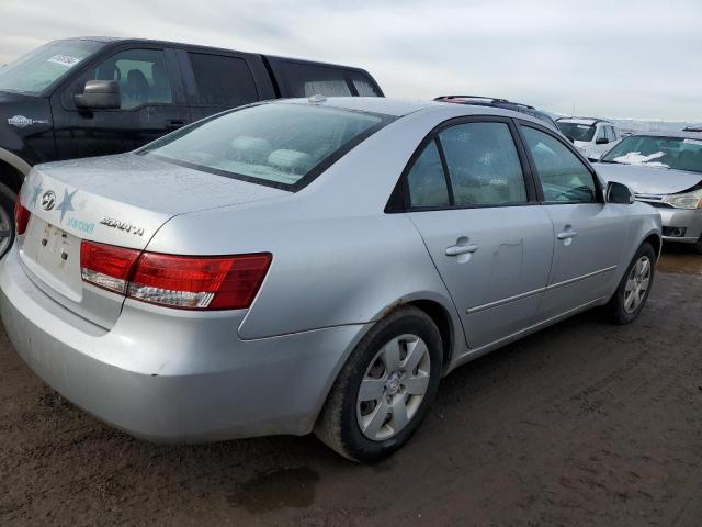 5NPET46C08H377836 - 2008 HYUNDAI SONATA GLS SILVER photo 3