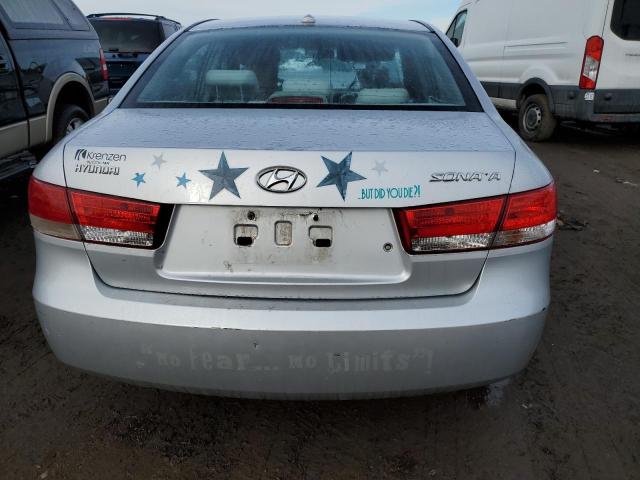 5NPET46C08H377836 - 2008 HYUNDAI SONATA GLS SILVER photo 6