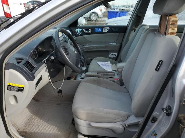 5NPET46C08H377836 - 2008 HYUNDAI SONATA GLS SILVER photo 7