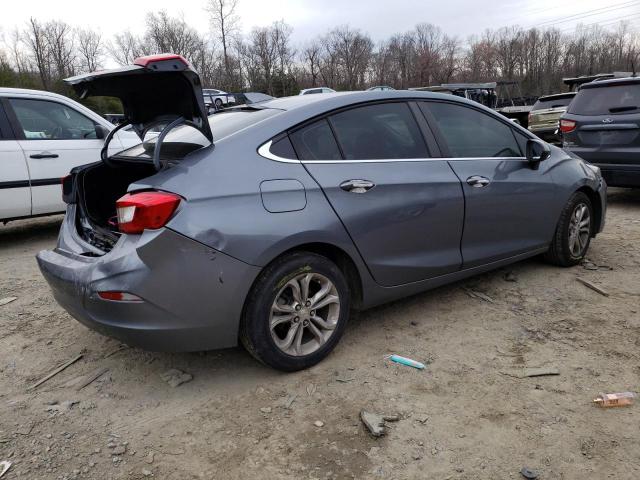 1G1BE5SM3K7133247 - 2019 CHEVROLET CRUZ LT GRAY photo 3