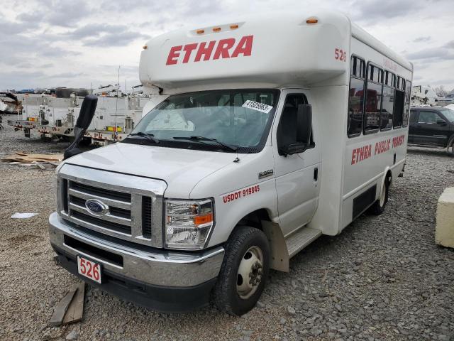 1FDEE3FN6NDC05863 - 2022 FORD ECONOLINE E350 SUPER DUTY CUTAWAY VAN WHITE photo 1