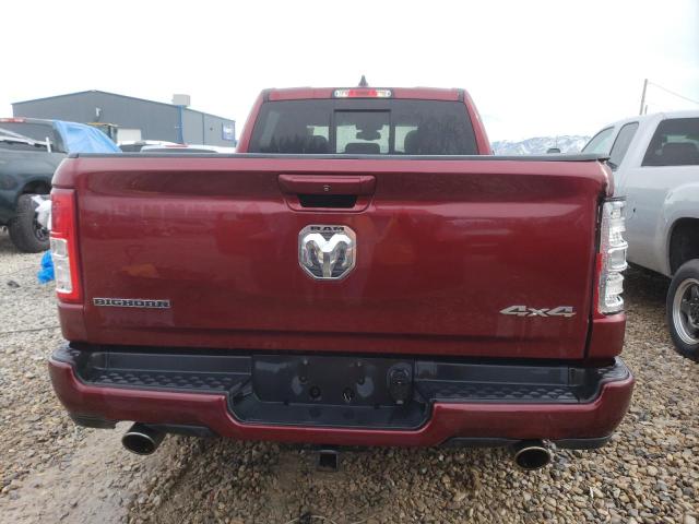 1C6SRFMT1KN707594 - 2019 RAM 1500 BIG HORN/LONE STAR MAROON photo 6