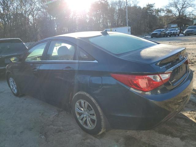 5NPEB4AC4CH395520 - 2012 HYUNDAI SONATA GLS BLUE photo 2