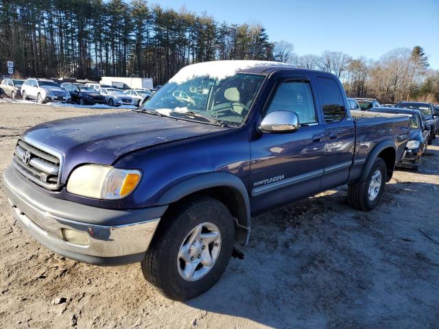 5TBBT44112S323377 - 2002 TOYOTA TUNDRA ACCESS CAB BLUE photo 1