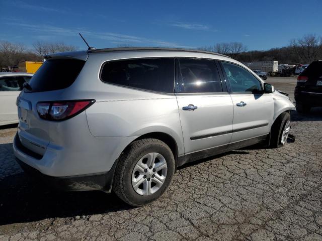 1GNKRFED6DJ178693 - 2013 CHEVROLET TRAVERSE LS SILVER photo 3