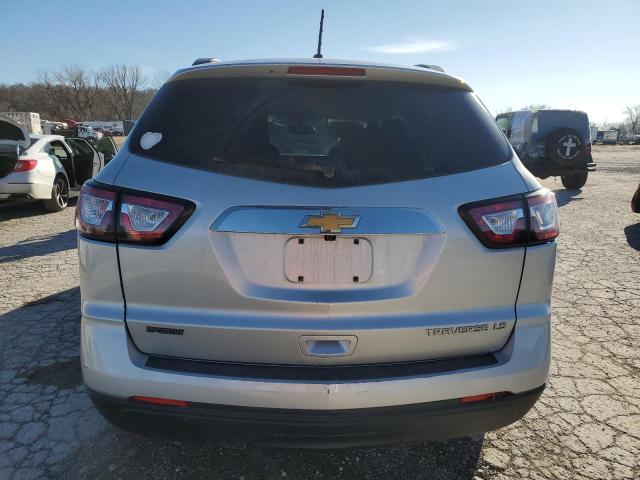 1GNKRFED6DJ178693 - 2013 CHEVROLET TRAVERSE LS SILVER photo 6