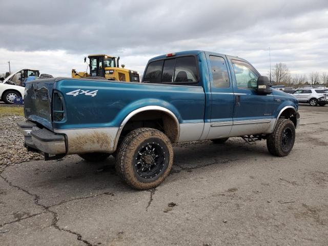 1FTSX31F9YEE22386 - 2000 FORD F350 SRW SUPER DUTY TEAL photo 3