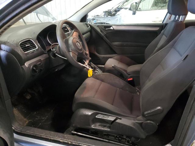WVWAB7AJ0CW209769 - 2012 VOLKSWAGEN GOLF BLUE photo 7