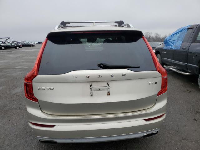 YV4A22PK6G1026539 - 2016 VOLVO XC90 T6 BEIGE photo 6