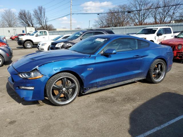 1FA6P8CF3N5142461 - 2022 FORD MUSTANG GT BLUE photo 1