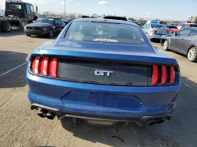 1FA6P8CF3N5142461 - 2022 FORD MUSTANG GT BLUE photo 6