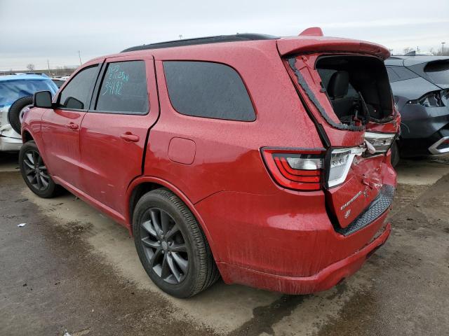 1C4RDJDG0JC134192 - 2018 DODGE DURANGO GT RED photo 2