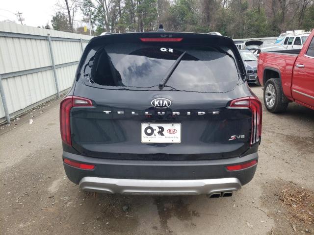 5XYP64HC8MG161277 - 2021 KIA TELLURIDE S BLACK photo 6