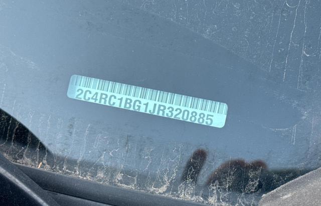 2C4RC1BG1JR320885 - 2018 CHRYSLER PACIFICA TOURING L BLACK photo 10