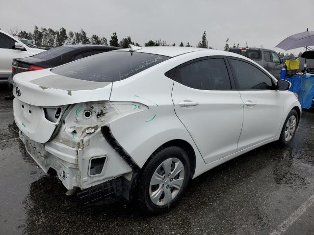 5NPDH4AE9GH740915 - 2016 HYUNDAI ELANTRA SE WHITE photo 3