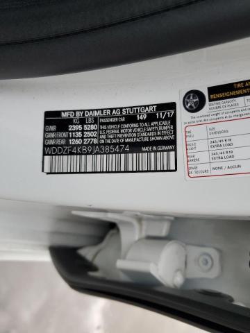 WDDZF4KB9JA385474 - 2018 MERCEDES-BENZ E 300 4MATIC WHITE photo 12