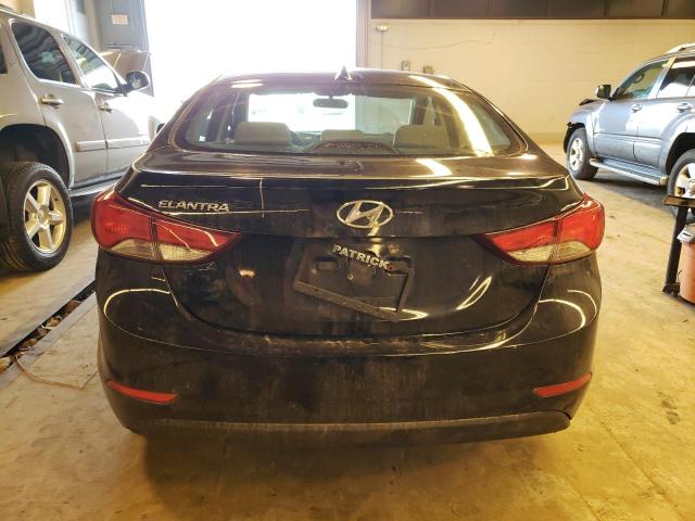 KMHDH4AE8FU342286 - 2015 HYUNDAI ELANTRA SE BLACK photo 6