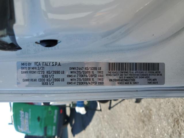 ZFBHRFAB2M6U22109 - 2021 RAM PROMASTER 白色 照片 14