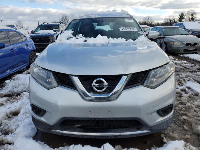 KNMAT2MV4GP640257 - 2016 NISSAN ROGUE S SILVER photo 5